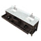 Lexora Norwalk 84 in W x 22 in D Double Bath Vanity with Carrara Marble Top and Faucet Set