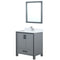 Lexora Ziva 30" W x 22" D Bath Vanity with Cultured Marble Top and Faucet Set