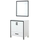 Lexora Ziva 30" W x 22" D Bath Vanity and 28" Mirror