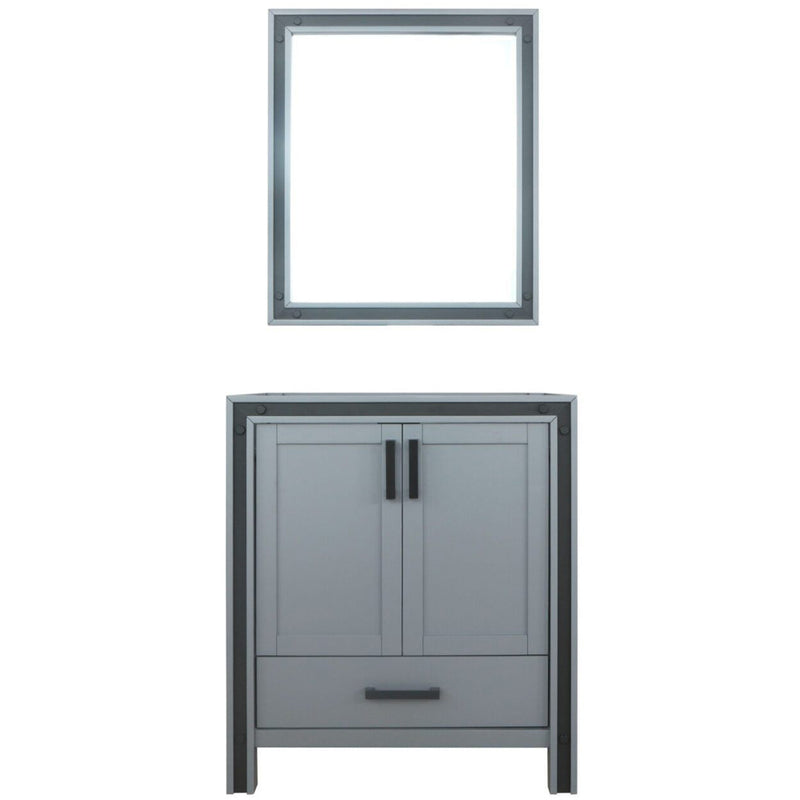 Lexora Ziva 30" W x 22" D Bath Vanity and 28" Mirror