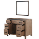 Lexora Ziva 48" W x 22" D Bath Vanity and 34" Mirror