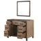 Lexora Ziva 48" W x 22" D Bath Vanity and 34" Mirror