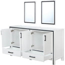 Lexora Ziva 60" W x 22" D Double Bath Vanity and 22" Mirrors