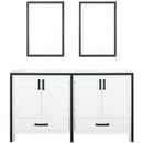 Lexora Ziva 60" W x 22" D Double Bath Vanity and 22" Mirrors