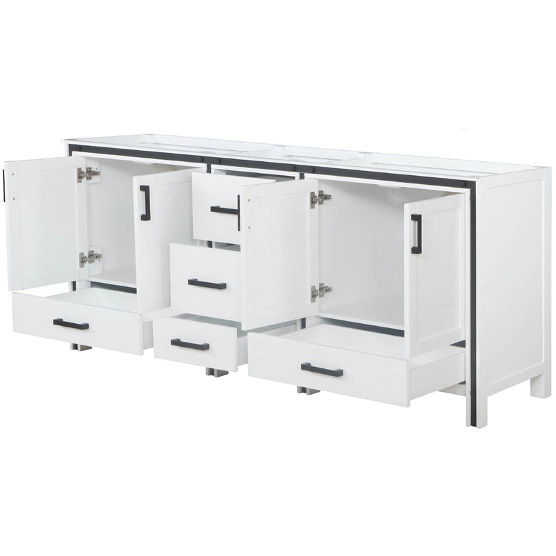 Lexora Ziva 80" W x 22" D Double Bath Vanity