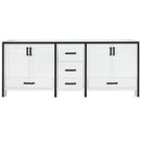 Lexora Ziva 84" W x 22" D Double Bath Vanity