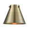 Appalachian Metal Shade shown in the  finish with a Antique Brass shade