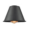 Smithfield Metal Shade shown in the Matte Black finish