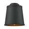 Addison Metal Shade shown in the Matte Black finish