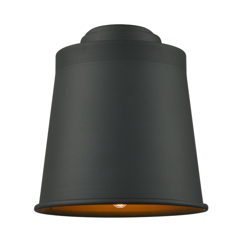 Addison Metal Shade shown in the Matte Black finish