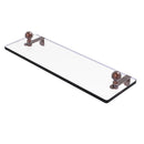 Allied Brass Mambo 16 Inch Glass Vanity Shelf with Beveled Edges MA-1-16-CA