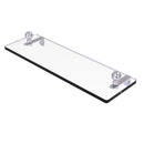 Allied Brass Mambo 16 Inch Glass Vanity Shelf with Beveled Edges MA-1-16-SCH