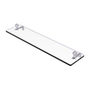 Allied Brass Mambo 22 Inch Glass Vanity Shelf with Beveled Edges MA-1-22-SCH