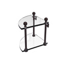 Allied Brass Mambo Collection 2 Tier Corner Glass Shelf MA-3-ABZ