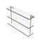 Allied Brass Mambo Collection 22 Inch Triple Tiered Glass Shelf MA-5-22-SBR