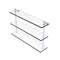 Allied Brass Mambo Collection 22 Inch Triple Tiered Glass Shelf MA-5-22-SCH