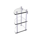 Allied Brass Mambo Collection 3 Tier Corner Glass Shelf MA-6-SCH