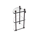 Allied Brass Mambo Collection 3 Tier Corner Glass Shelf MA-6-VB