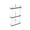 Allied Brass Mambo Collection 3 Tier Corner Glass Shelf MA-6-WHM