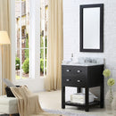 Water Creation 24" Espresso Single Sink Bathroom Vanity with Faucet From The Madalyn Collection MA24CW01ES-000BX0901