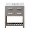 Water Creation 30" Cashmere Gray Single Sink Bathroom Vanity From The Madalyn Collection MA30CW01CG-000000000