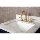 Water Creation 30" Monarch Blue Single Sink Bathroom Vanity with F2-0012 Satin Gold Faucet From The Madalyn Collection MA30CW06MB-000TL1206