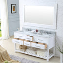 Water Creation 60" Pure White Double Sink Bathroom Vanity From The Madalyn Collection MA60CW01PW-000000000