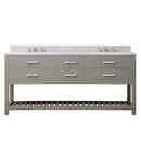 Water Creation 72" Cashmere Gray Double Sink Bathroom Vanity From The Madalyn Collection MA72CW01CG-000000000