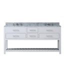 Water Creation 72" Pure White Double Sink Bathroom Vanity From The Madalyn Collection MA72CW01PW-000000000