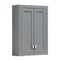 Water Creation Madison Collection Wall Cabinet in Cashmere Gray MADISON-TT-G