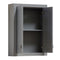 Water Creation Madison Collection Wall Cabinet in Cashmere Gray MADISON-TT-G