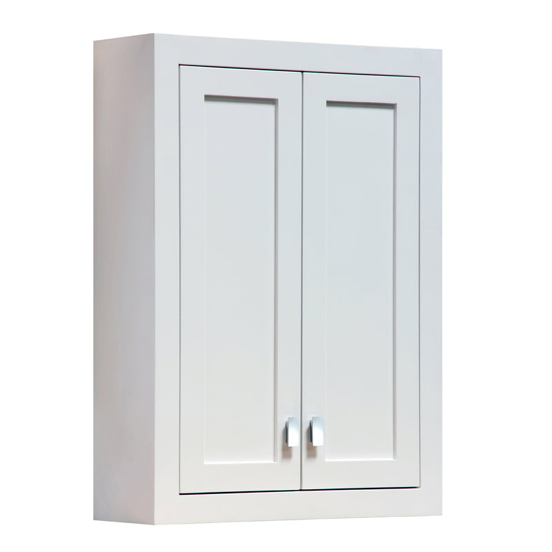 Water Creation Madison Collection Wall Cabinet in White MADISON-TT-W