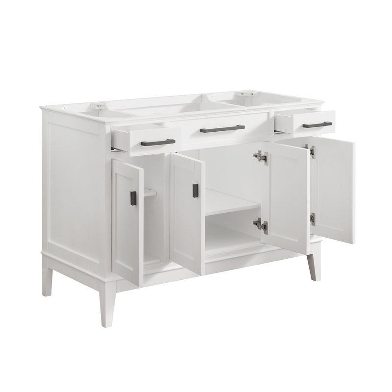 Avanity Madison 49 inch Vanity Combo MADISON-VS48-WT-B