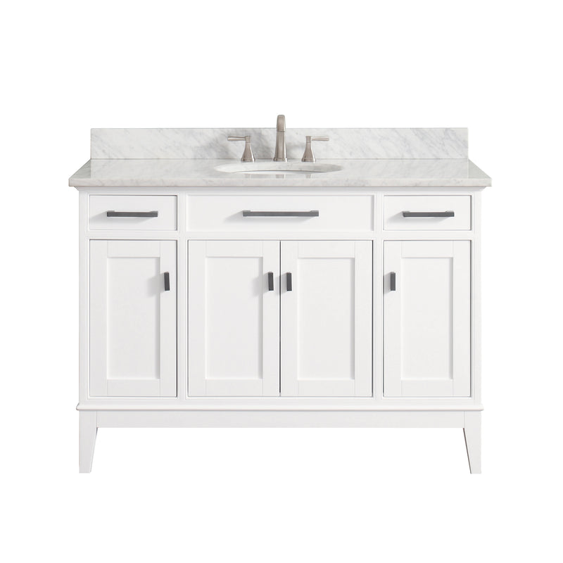 Avanity Madison 49 inch Vanity Combo MADISON-VS48-WT-C