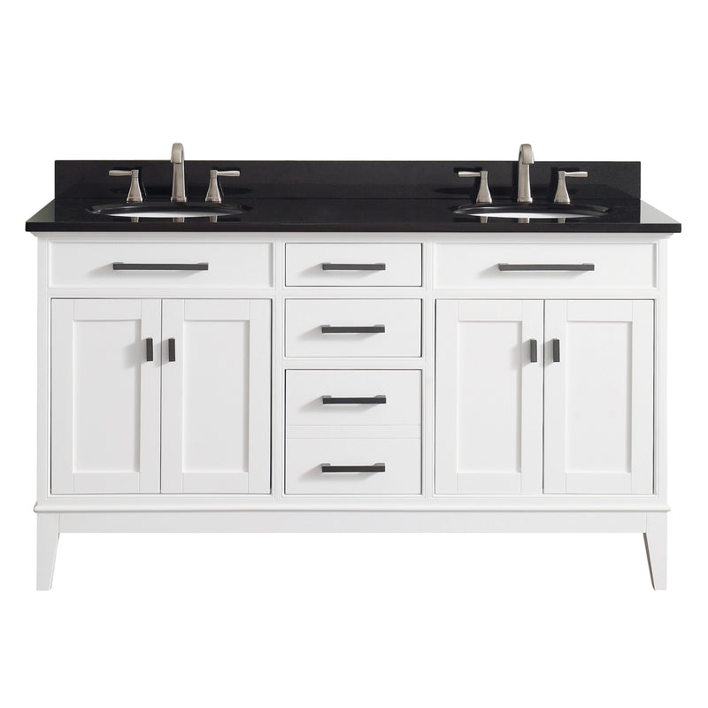 Avanity Madison 61 inch Vanity Combo MADISON-VS60-WT-A