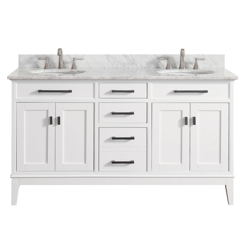 Avanity Madison 61 inch Vanity Combo MADISON-VS60-WT-C