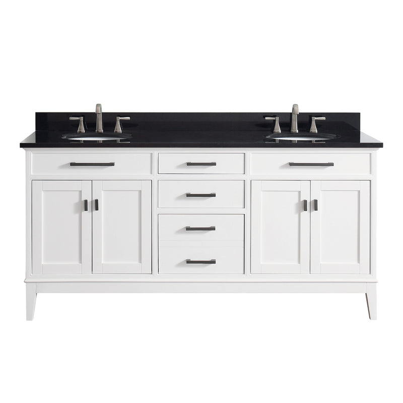 Avanity Madison 73 inch Vanity Combo MADISON-VS72-WT-A