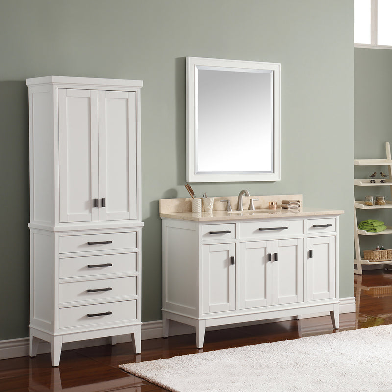 Avanity Madison 49 inch Vanity Combo MADISON-VS48-WT-B