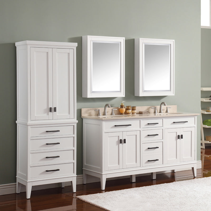 Avanity Madison 61 inch Vanity Combo MADISON-VS60-WT-B