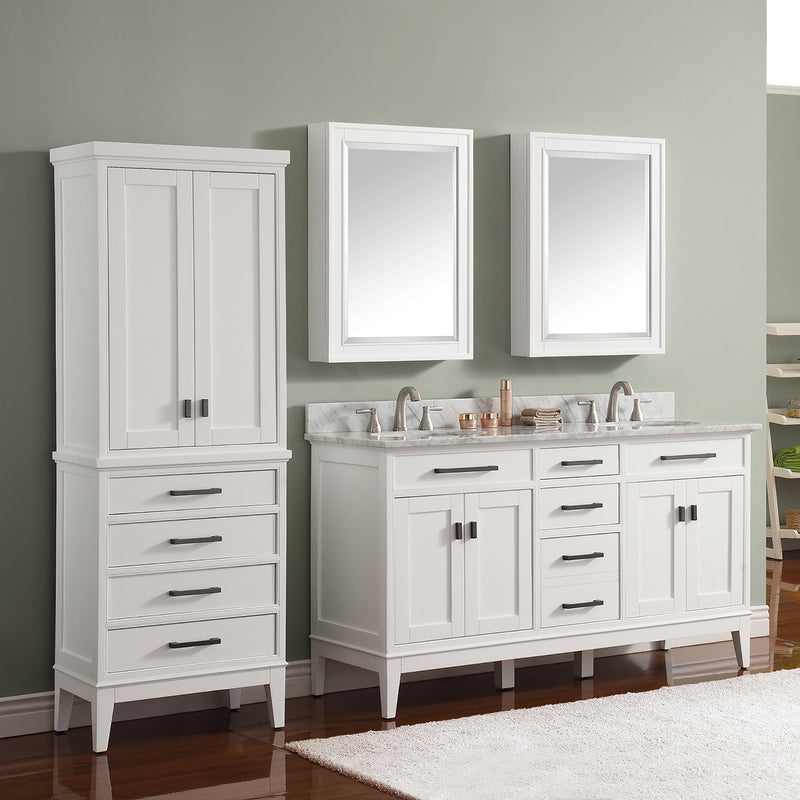 Avanity Madison 61 inch Vanity Combo MADISON-VS60-WT-C