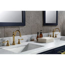 Water Creation Madison 72" Double Sink Carrara White Marble Vanity In Monarch Blue MS72CW06MB-000000000