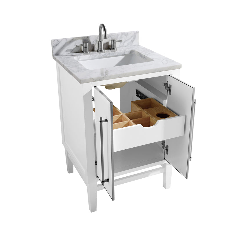 Avanity Mason 25 inch Vanity Combo MASON-VS25-WTS-C