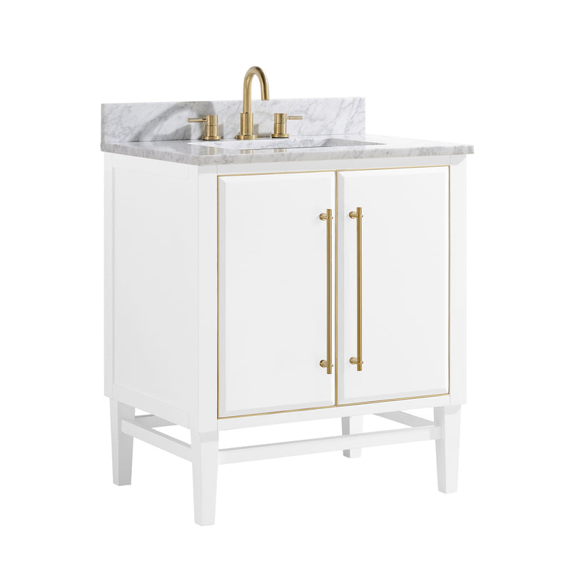 Avanity Allie 43 inch Vanity Combo ALLIE-VS43-TGS-WQ