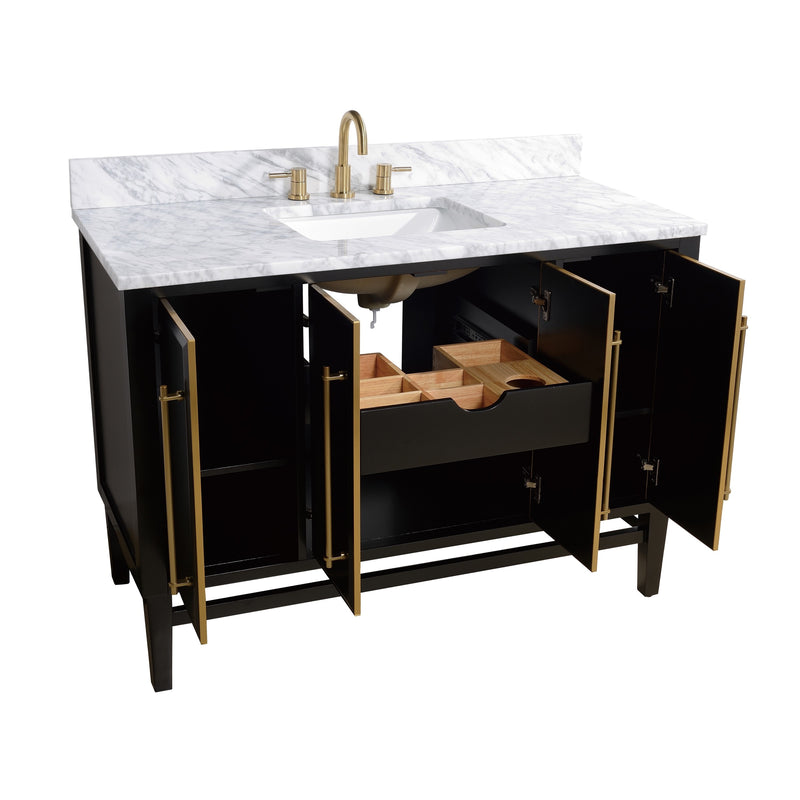 Avanity Mason 49 inch Vanity Combo MASON-VS49-BKG-C