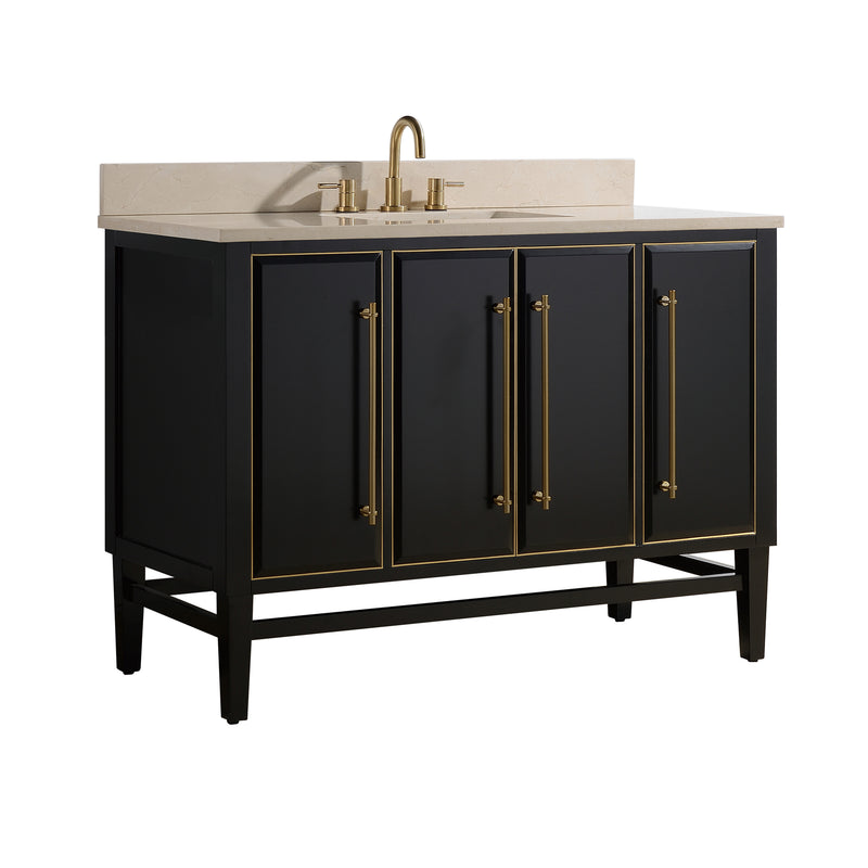 Avanity Allie 43 inch Vanity Combo ALLIE-VS43-WTS-C