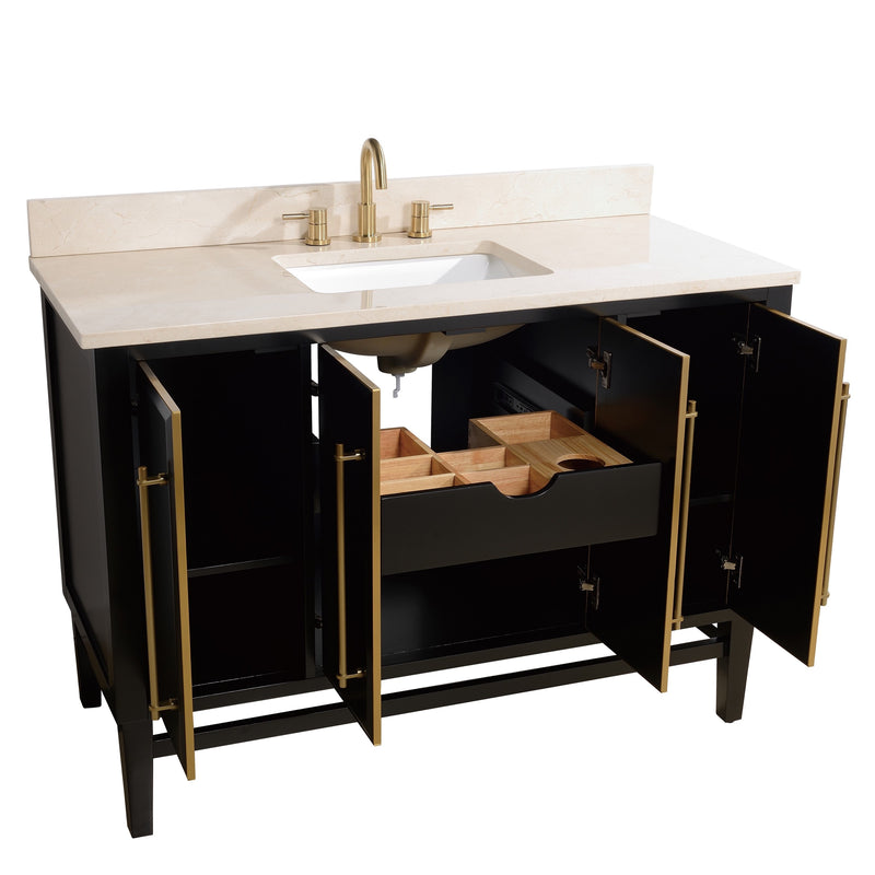 Avanity Mason 49 inch Vanity Combo MASON-VS49-BKG-D