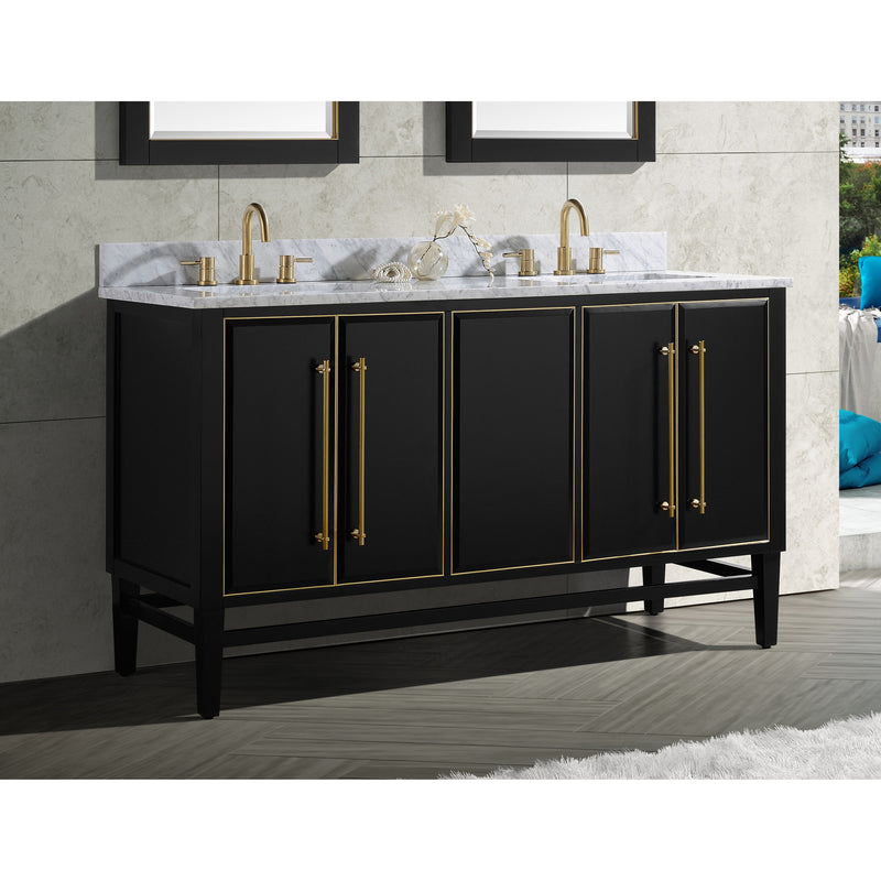 Avanity Mason 61 inch Vanity Combo MASON-VS61-BKG-C