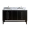 Avanity Mason 61 inch Vanity Combo MASON-VS61-BKS-C