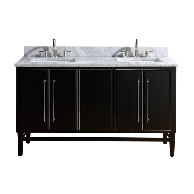 Avanity Mason 61 inch Vanity Combo MASON-VS61-BKS-C