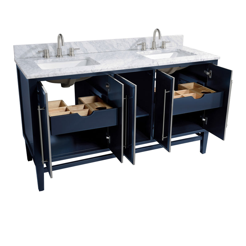 Avanity Mason 61 inch Vanity Combo MASON-VS61-NBS-C